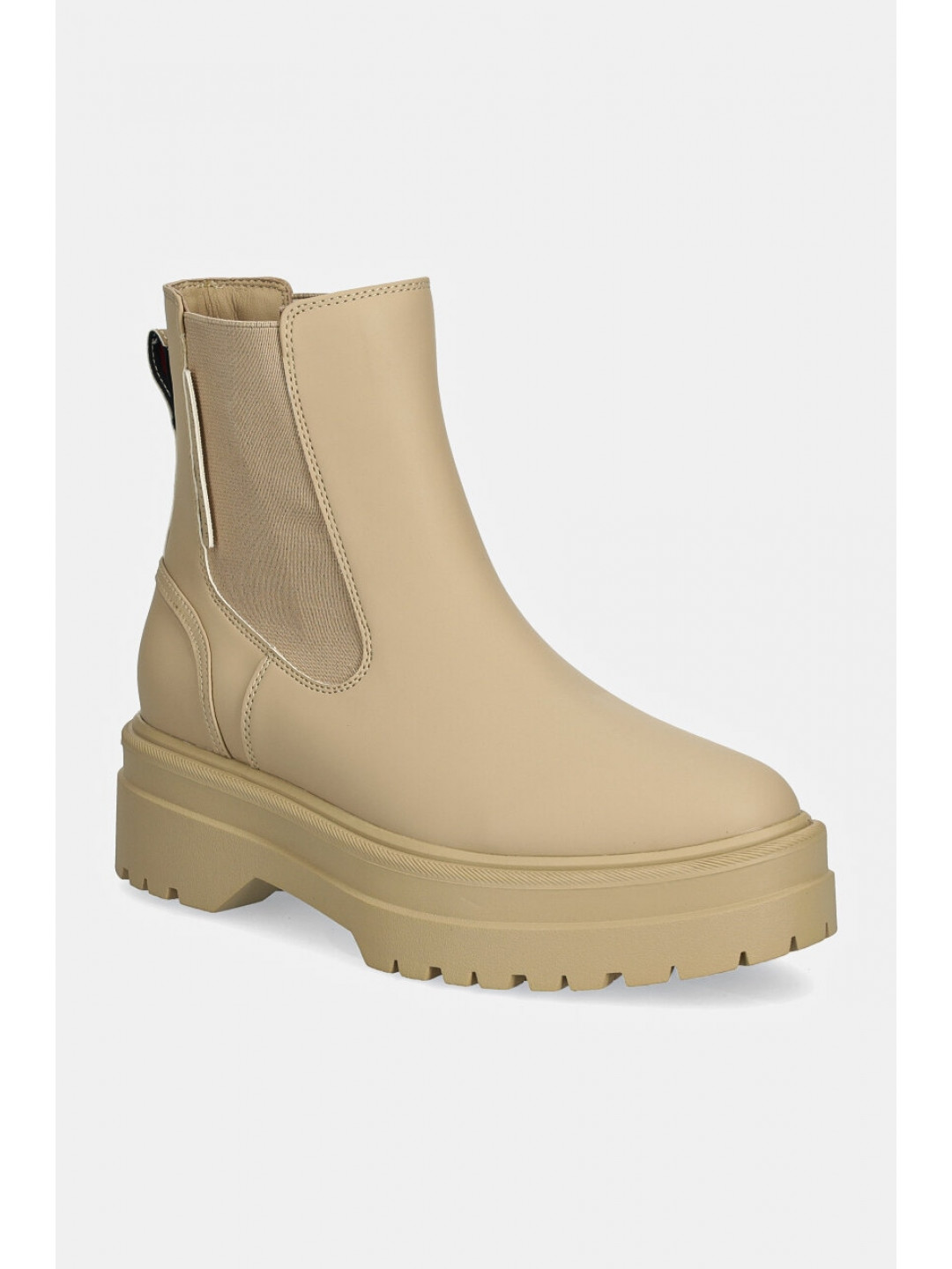 Tommy Hilfiger Boty s gumou Tommy Hilfiger RUBBERISED CHELSEA TL